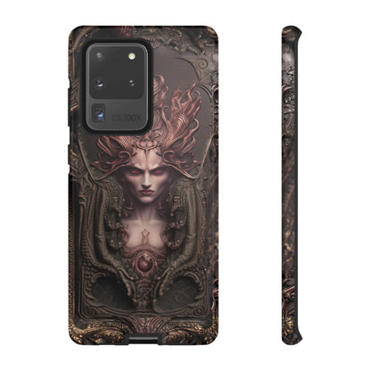 Dark Lilith Phone Case – Horned Hell Horror Design for iPhone, Samsung Galaxy, and Google Pixel Devices