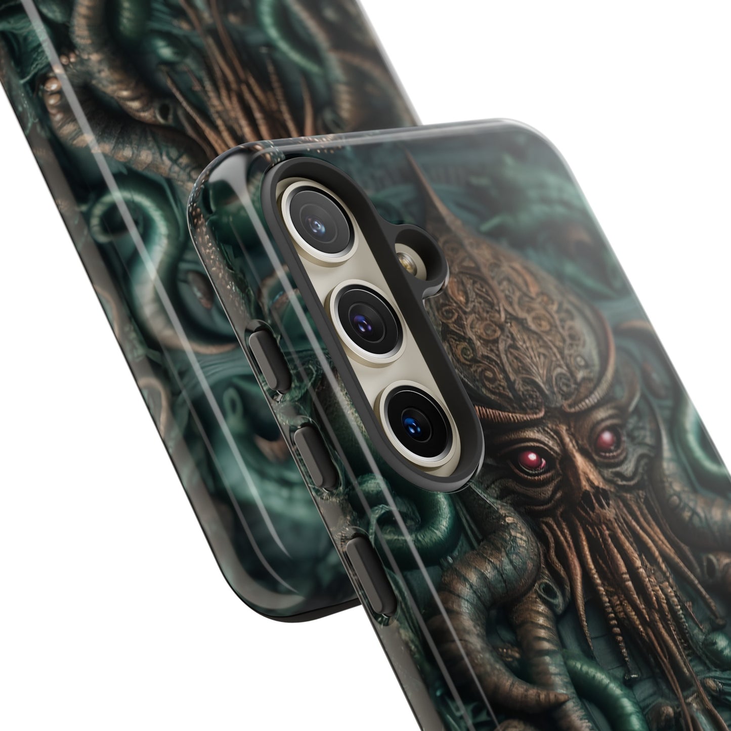 Nameless Dread Tough Phone Case – Lovecraftian Tentacle Horror Design for iPhone, Samsung Galaxy, and Google Pixel Devices