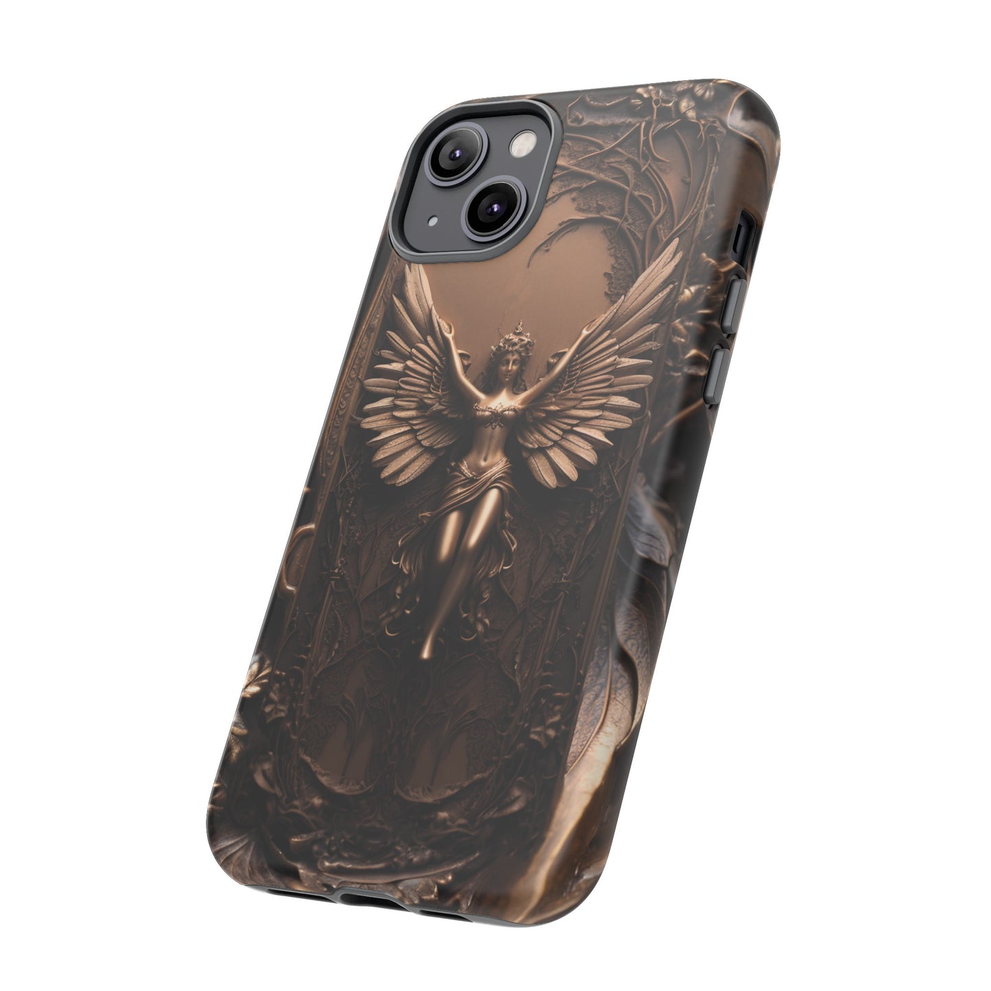 The Bronze Fairy Phone Case – Fantasy Faery Design for iPhone, Samsung Galaxy, and Google Pixel Devices