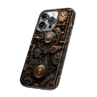 Steampunk Machine Phone Case – Victorian Gears Design for iPhone, Samsung Galaxy, and Google Pixel Devices