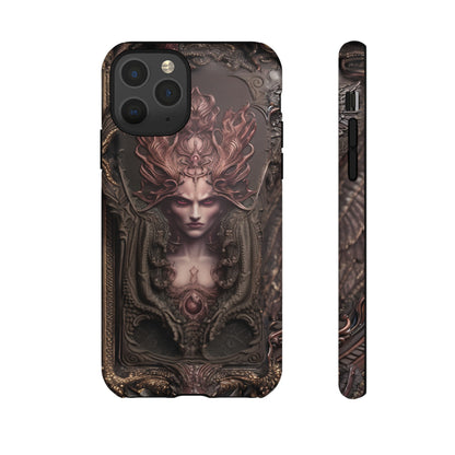 Dark Lilith Phone Case – Horned Hell Horror Design for iPhone, Samsung Galaxy, and Google Pixel Devices