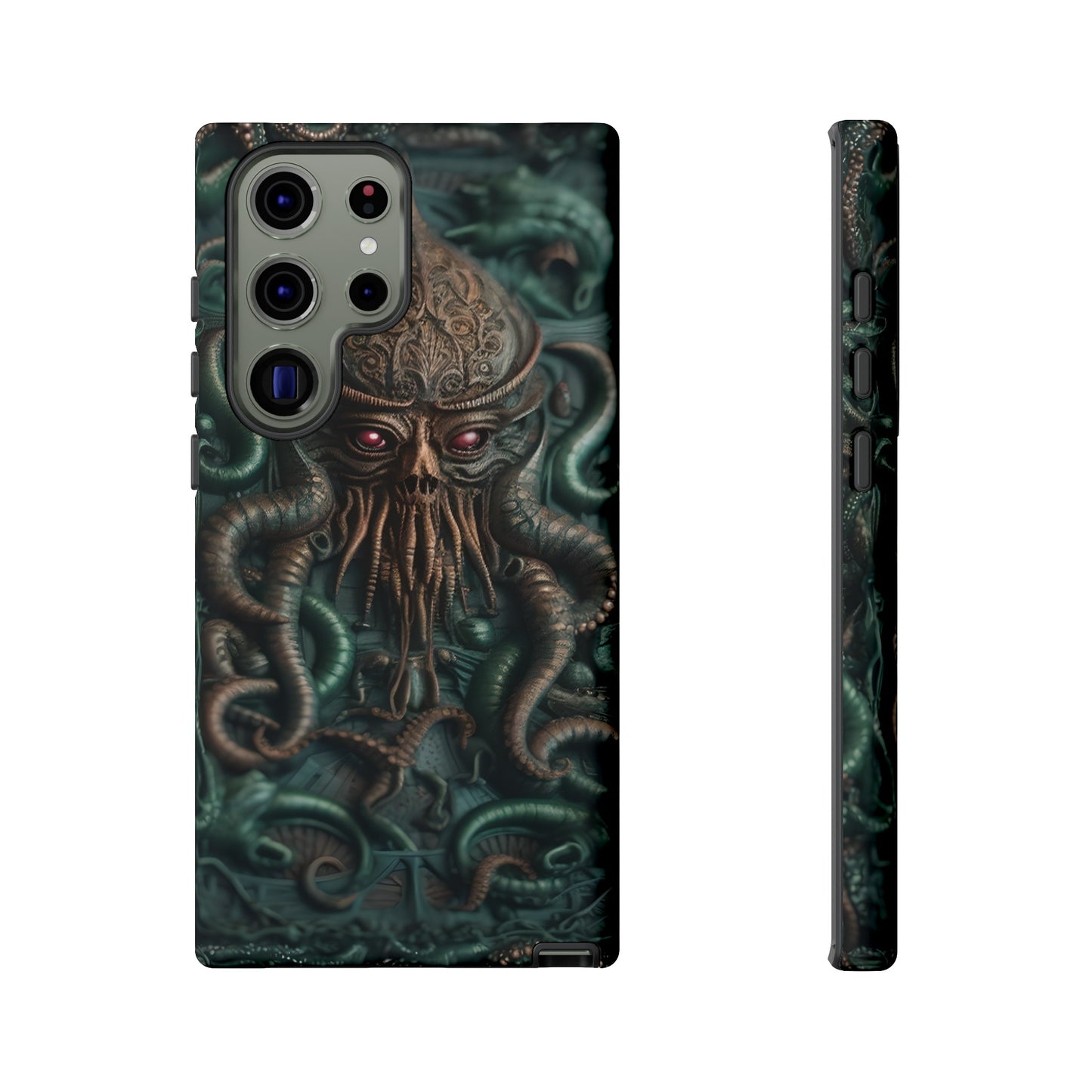 Nameless Dread Tough Phone Case – Lovecraftian Tentacle Horror Design for iPhone, Samsung Galaxy, and Google Pixel Devices