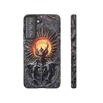 Skeletal Demonic King Phone Case – Ornate Gothic Design for iPhone, Samsung Galaxy, and Google Pixel Devices