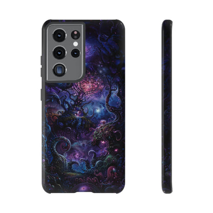 Trippy Psychedelic Alien Landscape Phone Case - Vibrant Abstract Design for iPhone, Samsung Galaxy and Google Pixel Devices