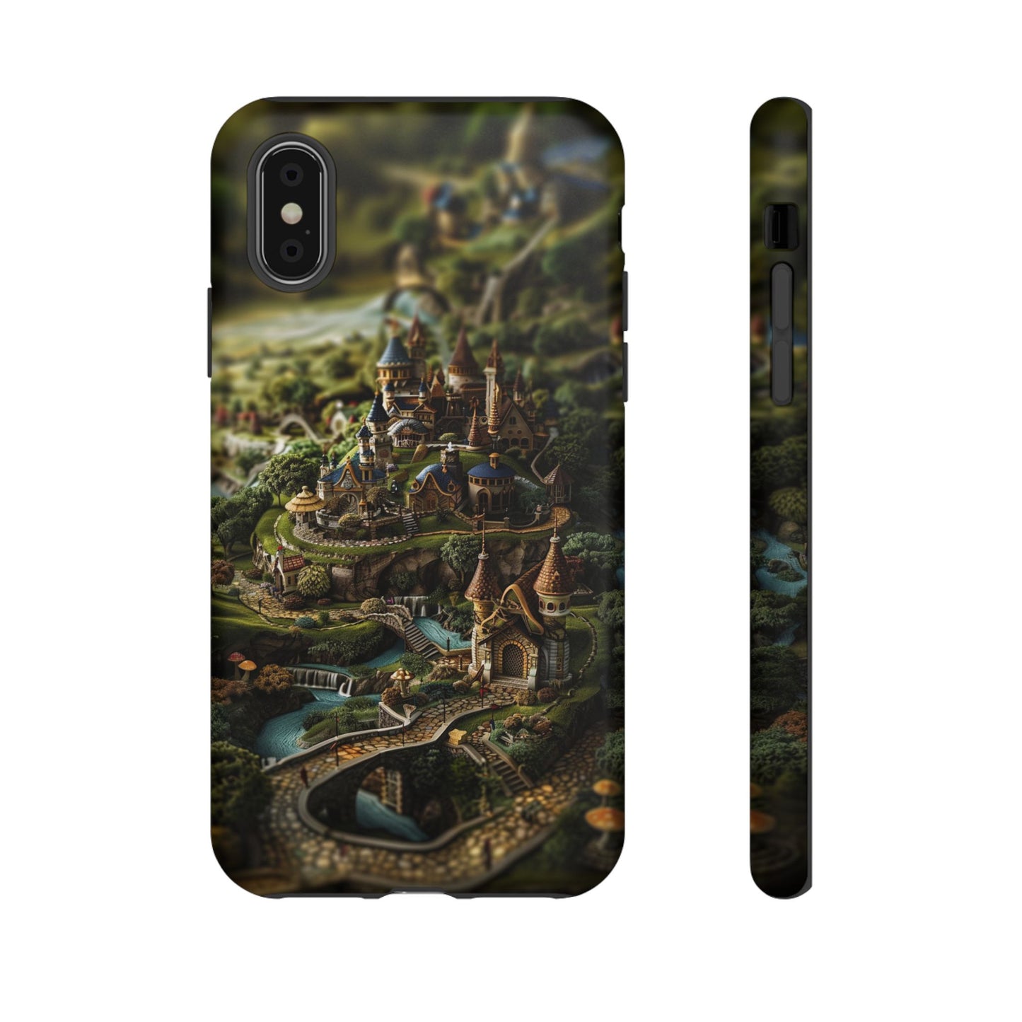 Fairy Kingdom Phone Case - Enchanted Castle Artwork for iPhone, Samsung Galaxy, and Google Pixel Devices