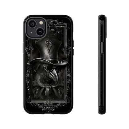 Gothic Plague Doctor Phone Case - Mysterious and Dark Design for iPhone, Samsung Galaxy, and Google Pixel Devices