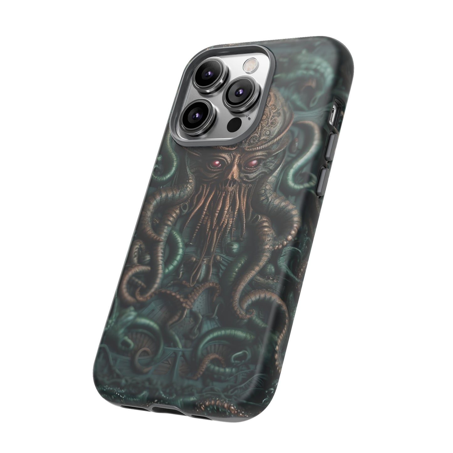 Nameless Dread Tough Phone Case – Lovecraftian Tentacle Horror Design for iPhone, Samsung Galaxy, and Google Pixel Devices