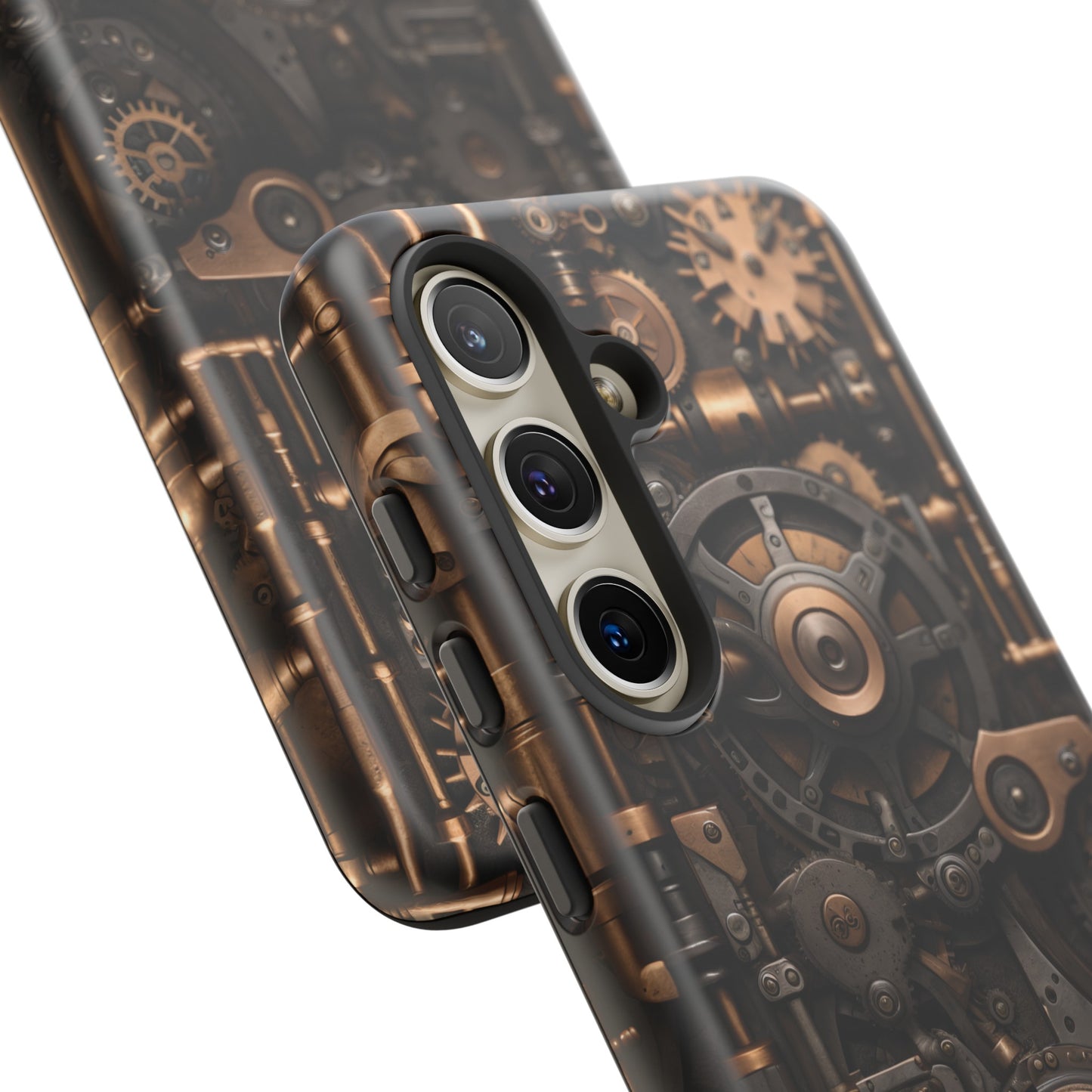 Steampunk Machine Phone Case – Victorian Gears Design for iPhone, Samsung Galaxy, and Google Pixel Devices