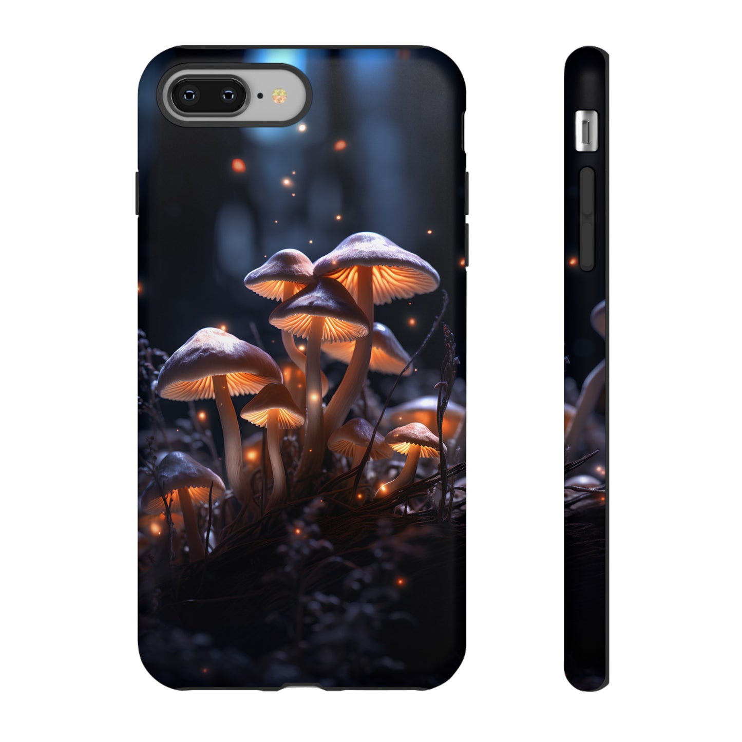 Glowing Mushrooms at Night Phone Case – Enchanting Fantasy Forest Design for iPhone, Samsung Galaxy, and Google Pixel Devices