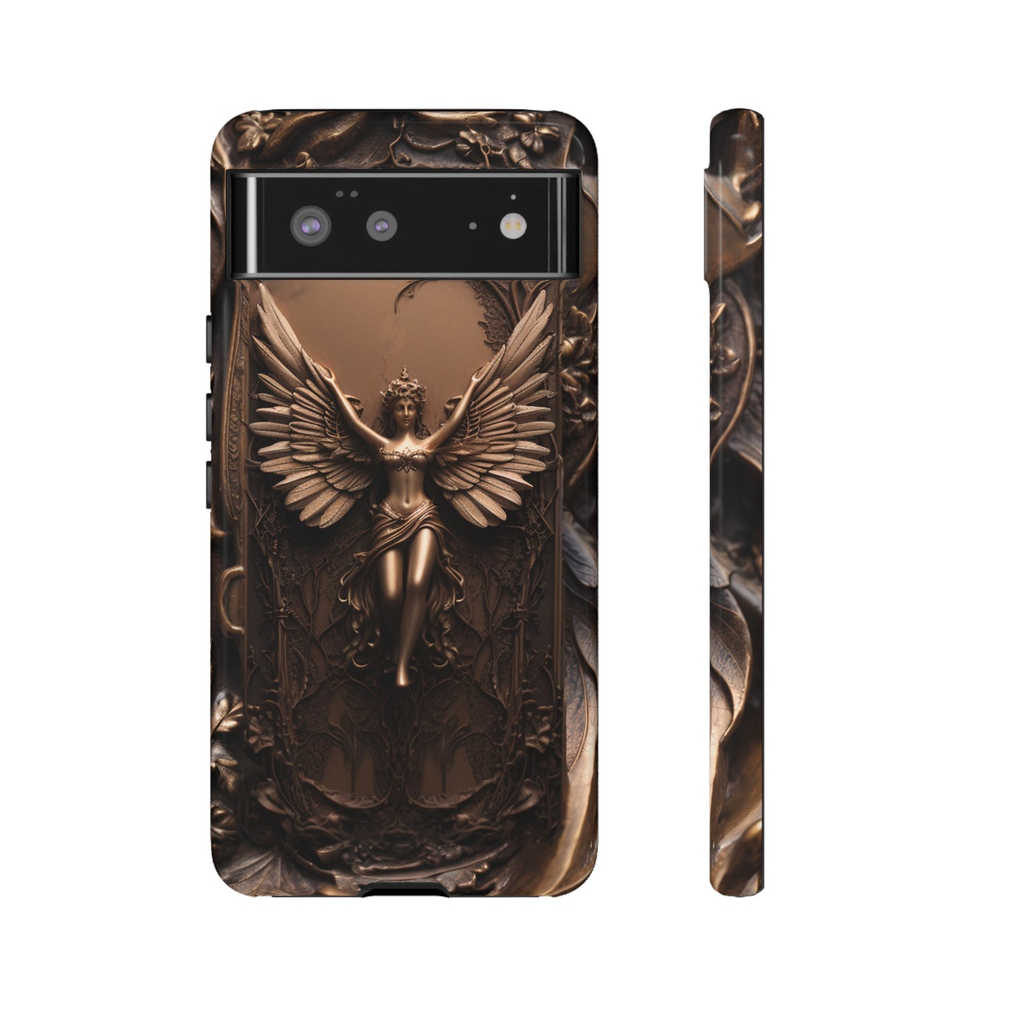 The Bronze Fairy Phone Case – Fantasy Faery Design for iPhone, Samsung Galaxy, and Google Pixel Devices