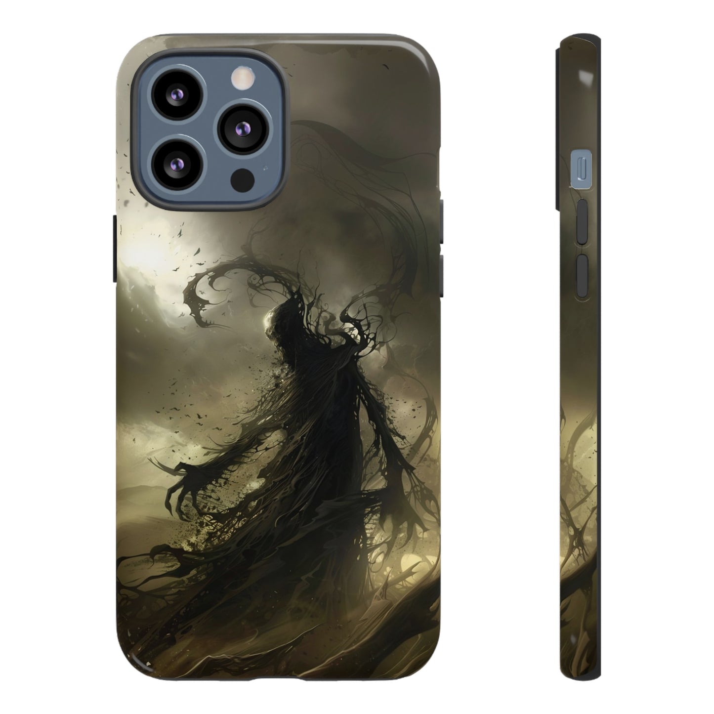 Dark Spirit Phone Case – Grim Reaper Haunting Design for iPhone, Samsung Galaxy, and Google Pixel Devices