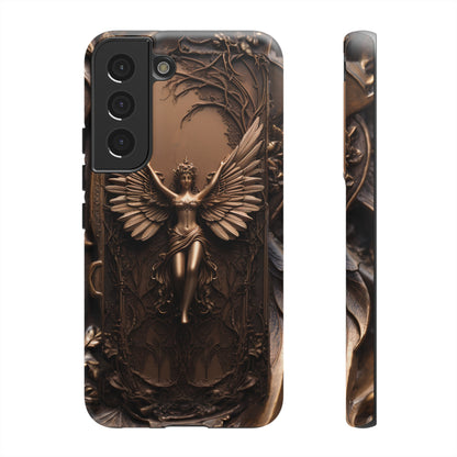 The Bronze Fairy Phone Case – Fantasy Faery Design for iPhone, Samsung Galaxy, and Google Pixel Devices