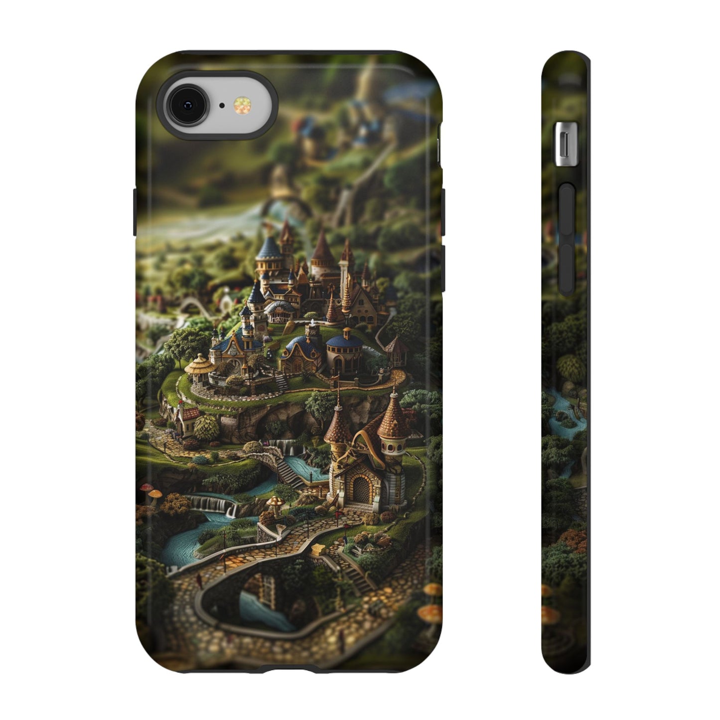 Fairy Kingdom Phone Case - Enchanted Castle Artwork for iPhone, Samsung Galaxy, and Google Pixel Devices