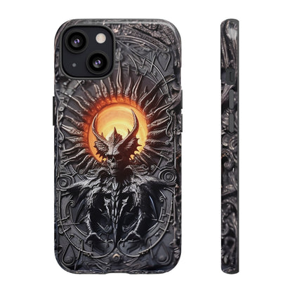 Skeletal Demonic King Phone Case – Ornate Gothic Design for iPhone, Samsung Galaxy, and Google Pixel Devices