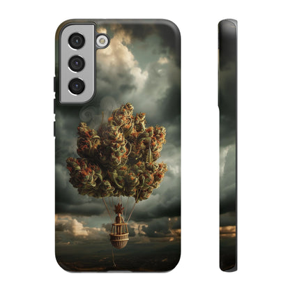 Cannabis Balloon Adventure Phone Case - For iPhone, Samsung Galaxy, and Google Pixel Devices