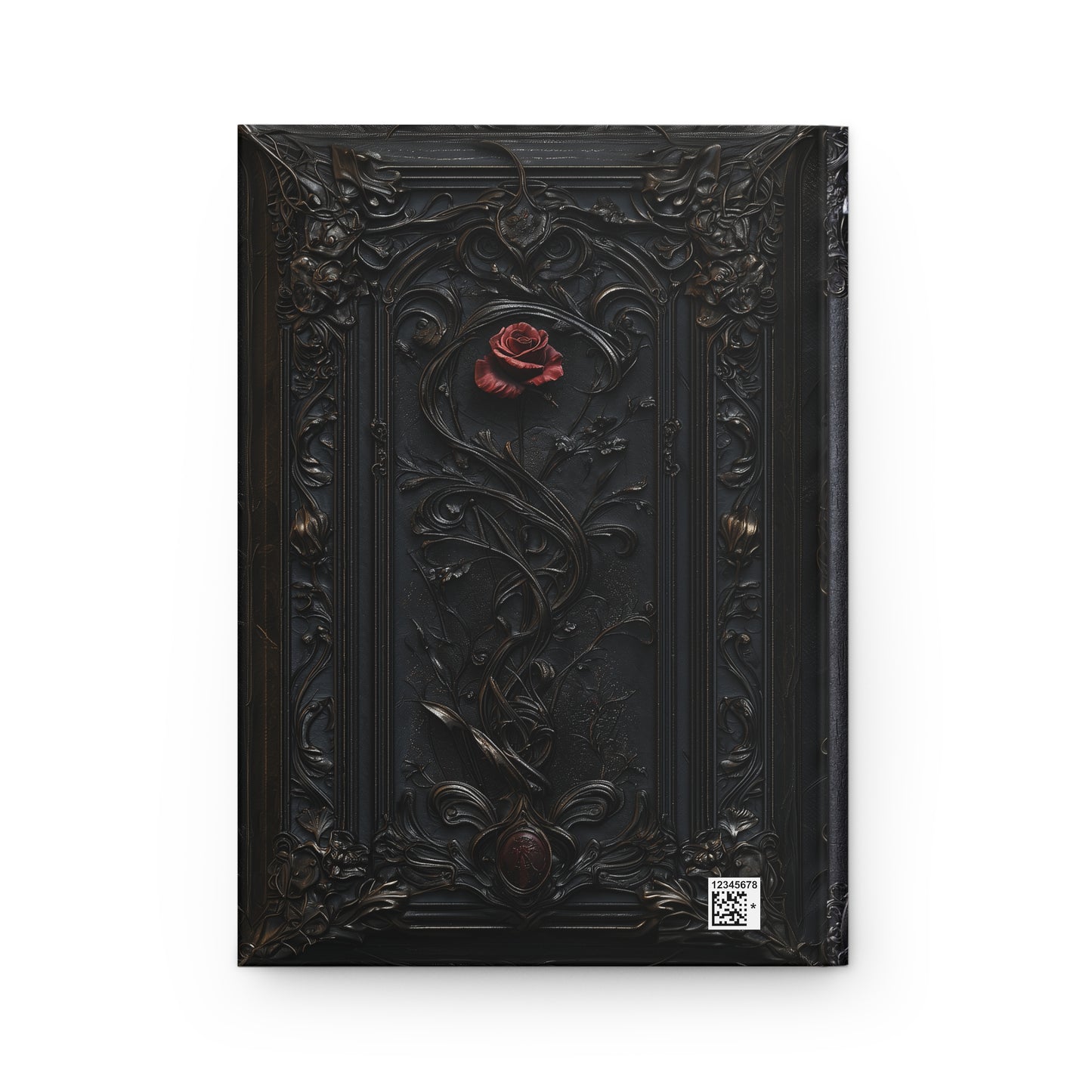 Vintage Gothic Rose Journal - Dark Romantic Notebook for Writing & Sketching