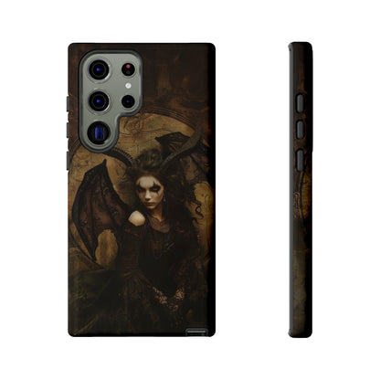 Demon Lilith Gothic Phone Case for iPhone, Samsung Galaxy, Google Pixel - Dark Fantasy Art