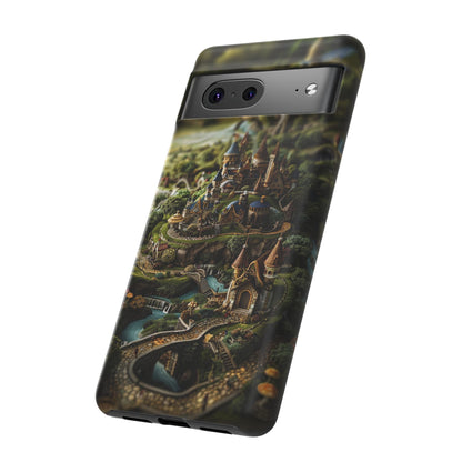 Fairy Kingdom Phone Case - Enchanted Castle Artwork for iPhone, Samsung Galaxy, and Google Pixel Devices