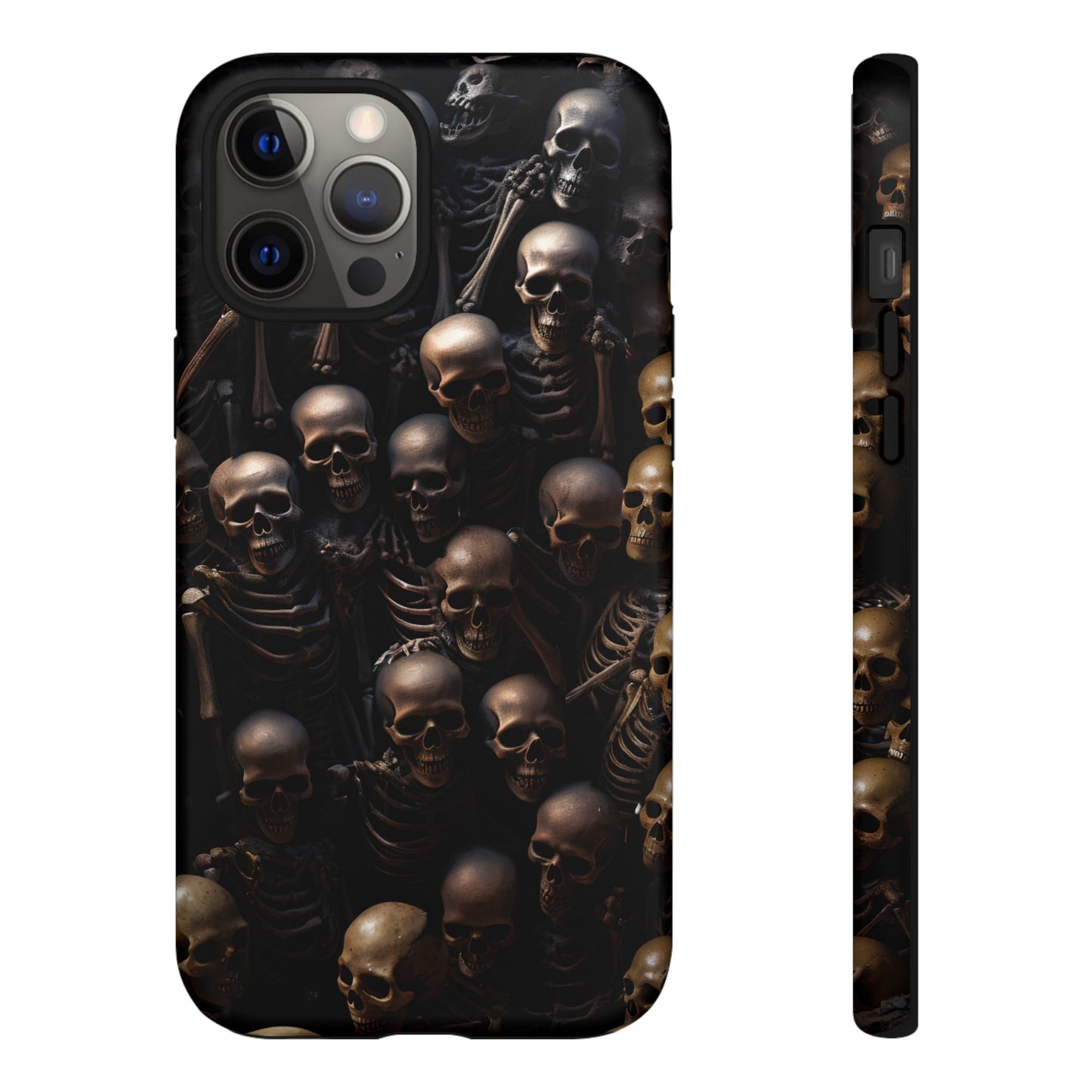 Skeletal Grave Phone Case – Halloween Horror Skeleton Design for iPhone, Samsung Galaxy, and Google Pixel Devices