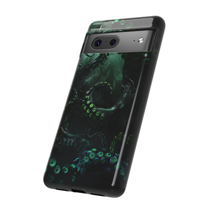 Tentacles from the Deep Tough Phone Case – Lovecraftian Horror Design for iPhone, Samsung Galaxy, and Google Pixel Devices