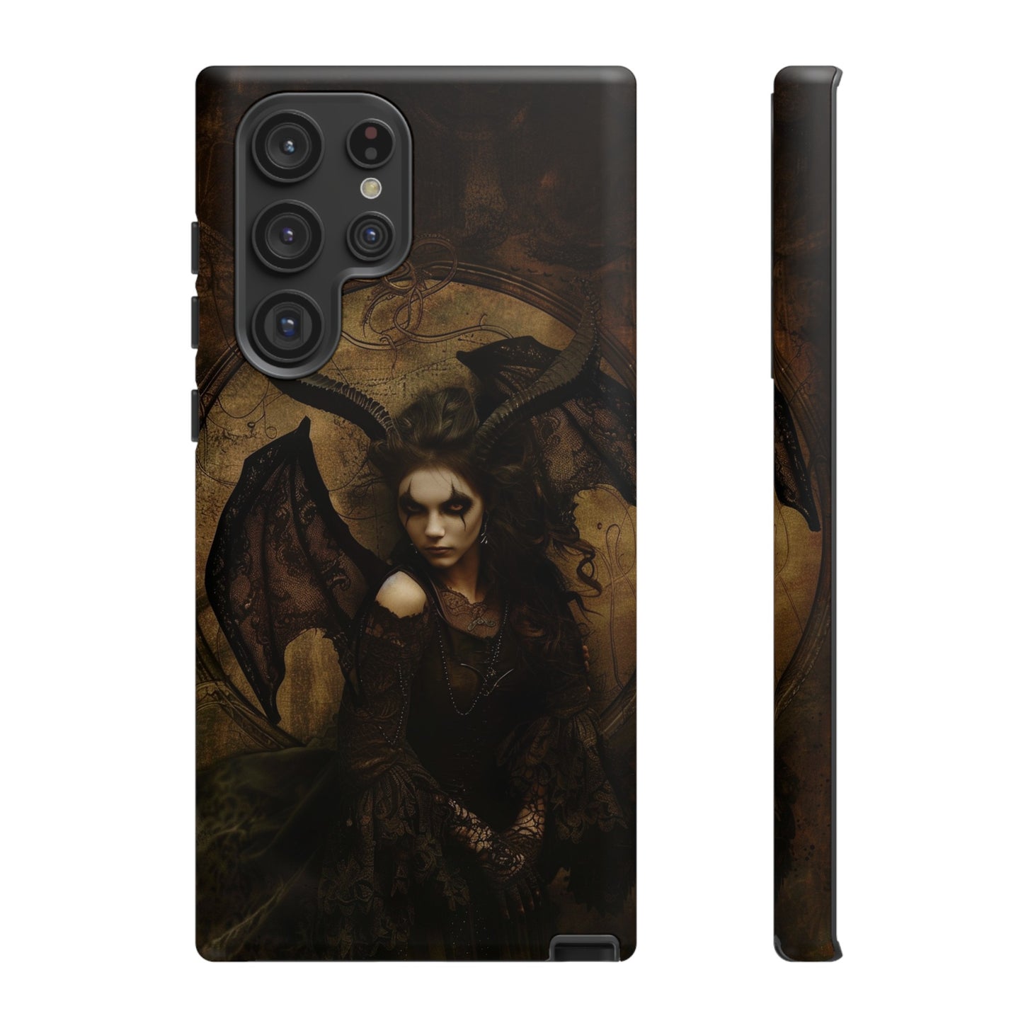 Demon Lilith Gothic Phone Case for iPhone, Samsung Galaxy, Google Pixel - Dark Fantasy Art