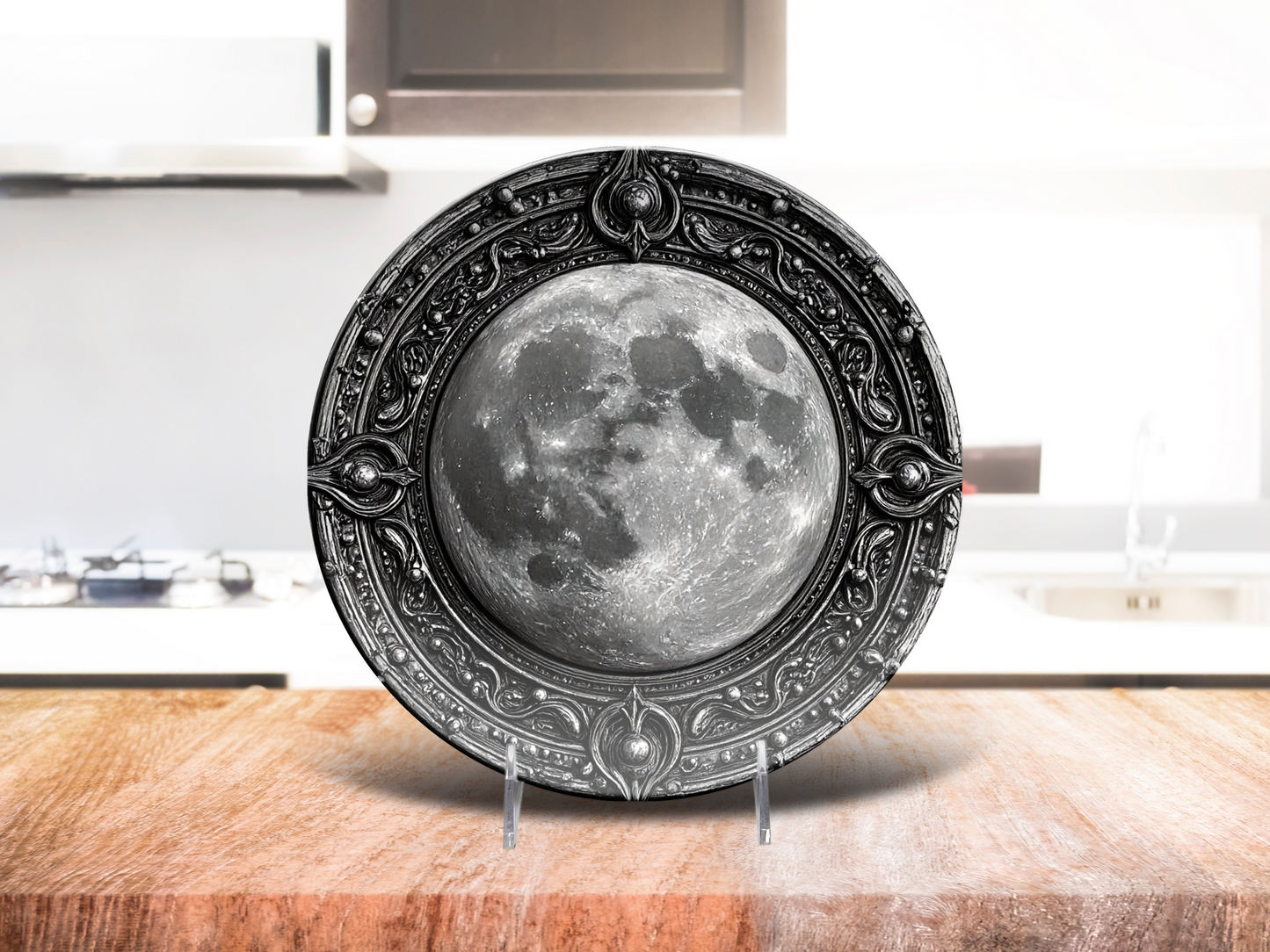 Gothic Full Moon Decorative Plate