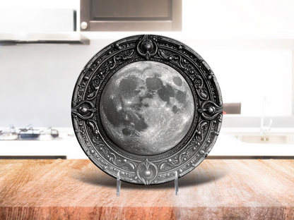Gothic Full Moon Decorative Plate