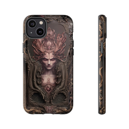 Dark Lilith Phone Case – Horned Hell Horror Design for iPhone, Samsung Galaxy, and Google Pixel Devices