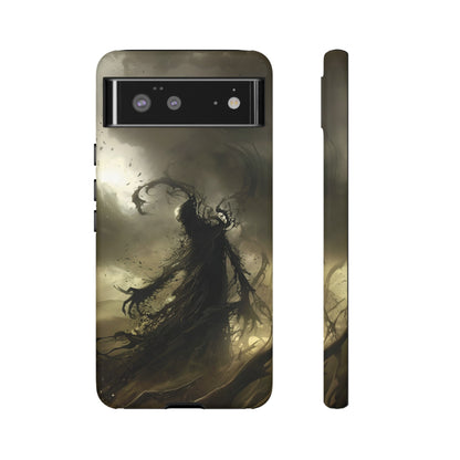 Dark Spirit Phone Case – Grim Reaper Haunting Design for iPhone, Samsung Galaxy, and Google Pixel Devices