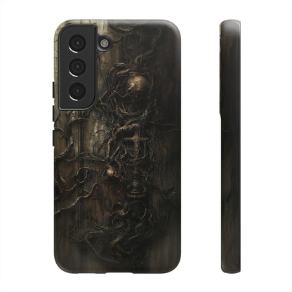 Creeping Dread Phone Case - Giger-Inspired Art for iPhone, Samsung Galaxy, and Google Pixel Devices