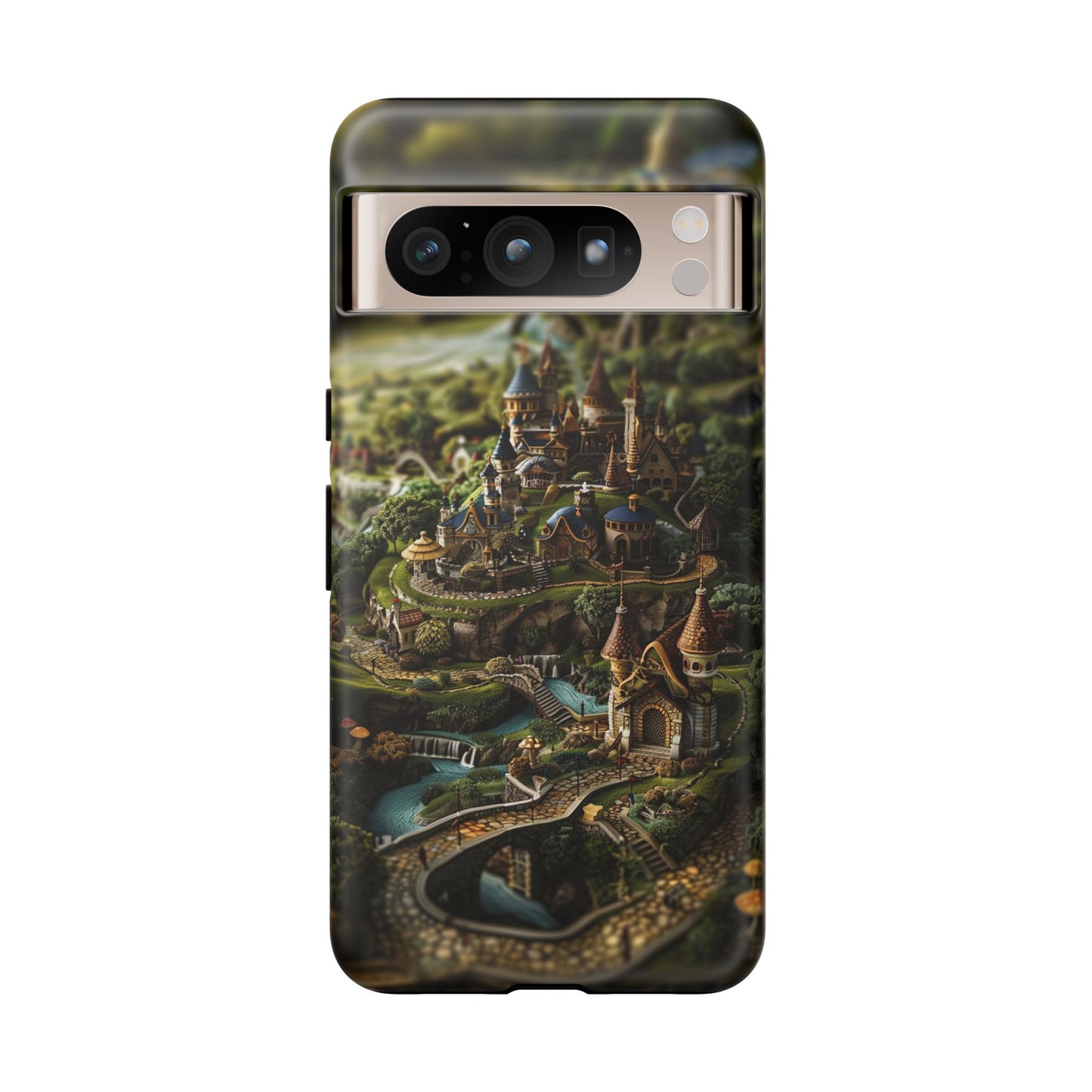 Fairy Kingdom Phone Case - Enchanted Castle Artwork for iPhone, Samsung Galaxy, and Google Pixel Devices