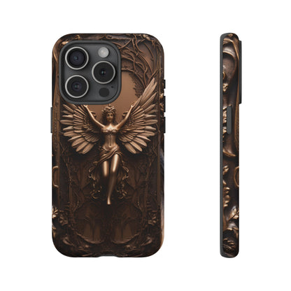 The Bronze Fairy Phone Case – Fantasy Faery Design for iPhone, Samsung Galaxy, and Google Pixel Devices