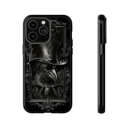 Gothic Plague Doctor Phone Case - Mysterious and Dark Design for iPhone, Samsung Galaxy, and Google Pixel Devices