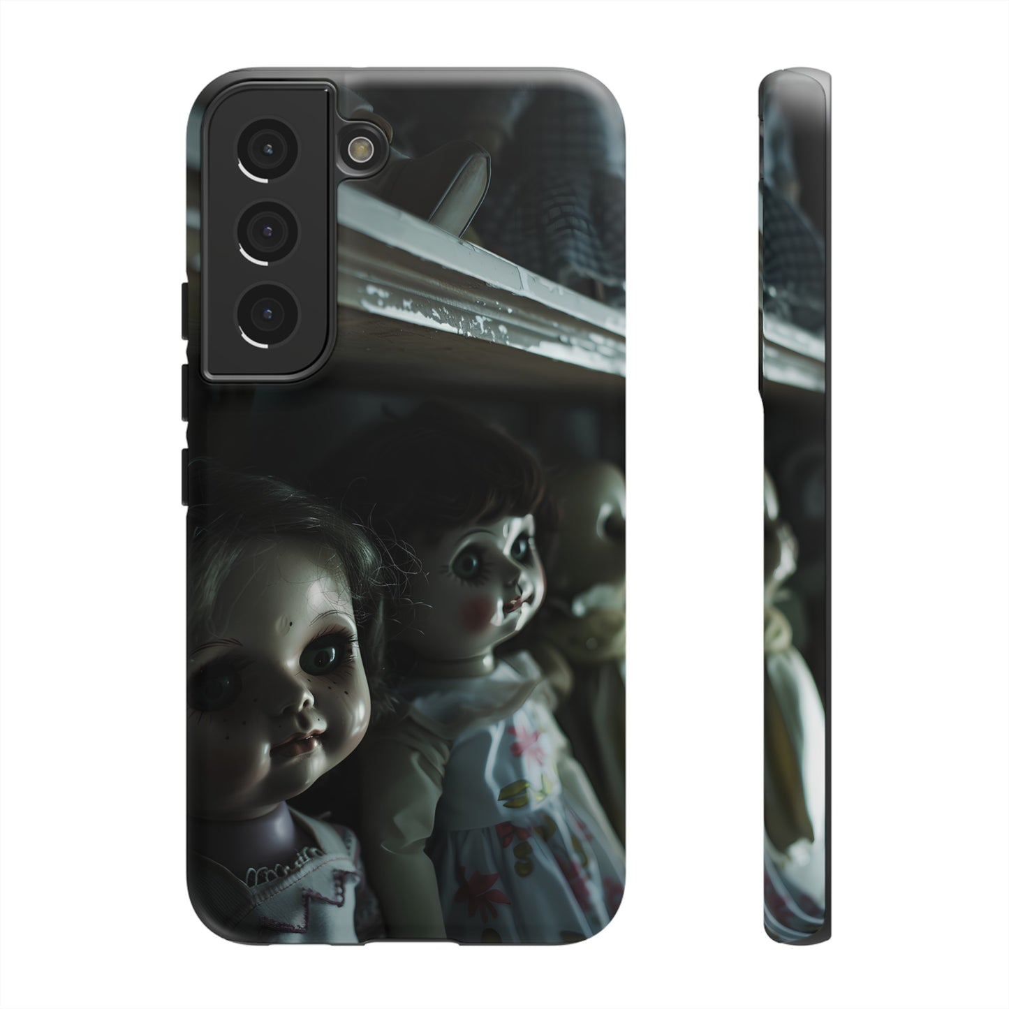 Creepy Dolls Phone Case – Eerie Vintage Doll Design for iPhone, Samsung Galaxy, and Google Pixel Devices