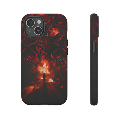 The Road to Hell Phone Case – Gothic Demon and Devil Design for iPhone, Samsung Galaxy, and Google Pixel Devices