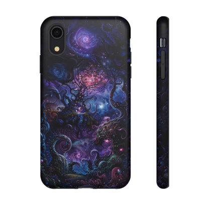 Trippy Psychedelic Alien Landscape Phone Case - Vibrant Abstract Design for iPhone, Samsung Galaxy and Google Pixel Devices