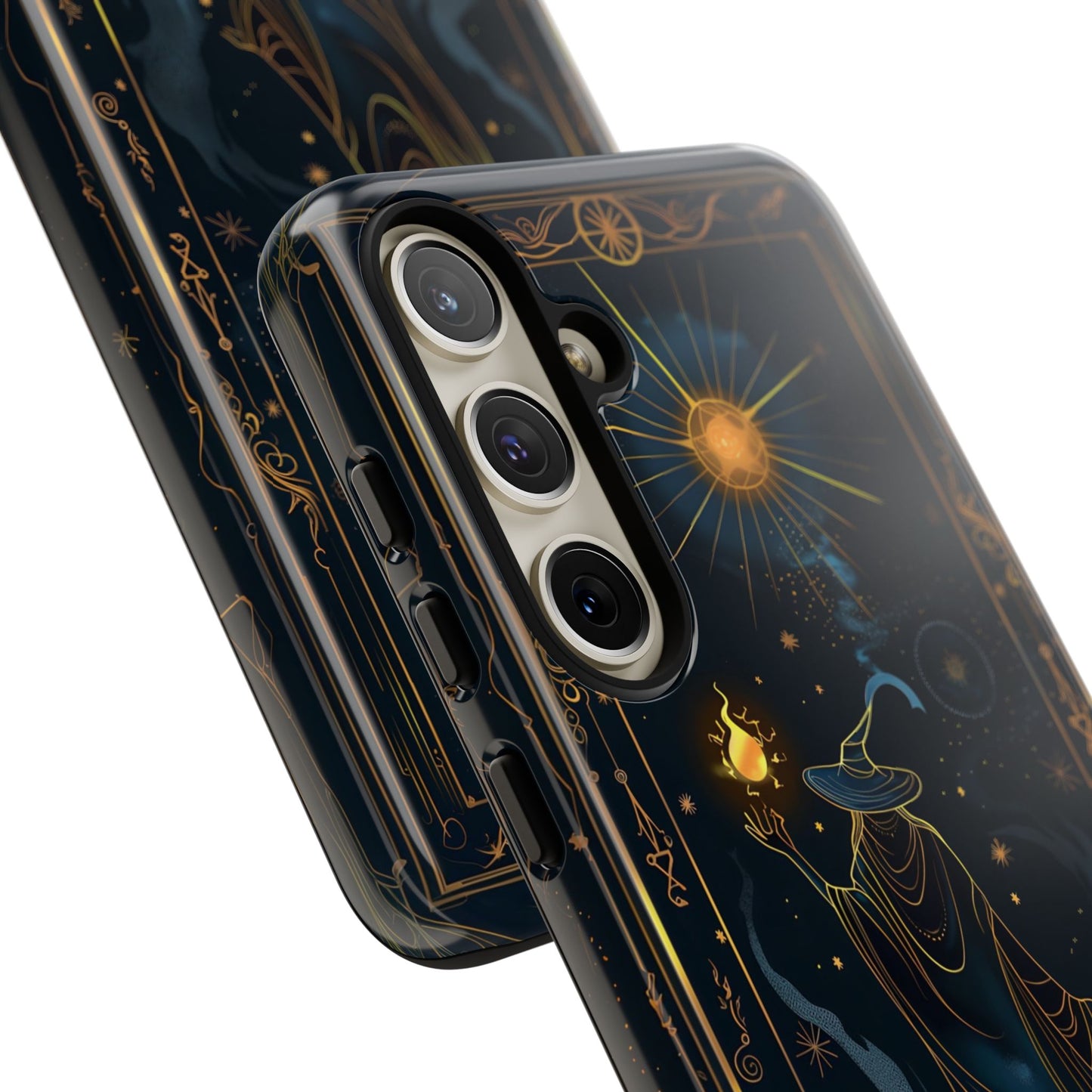 Enchanted Wizard Spellcaster Galaxy Phone Case - Mystical Wizardry Art For iPhone, Samsung Galaxy, and Google Pixel Devices