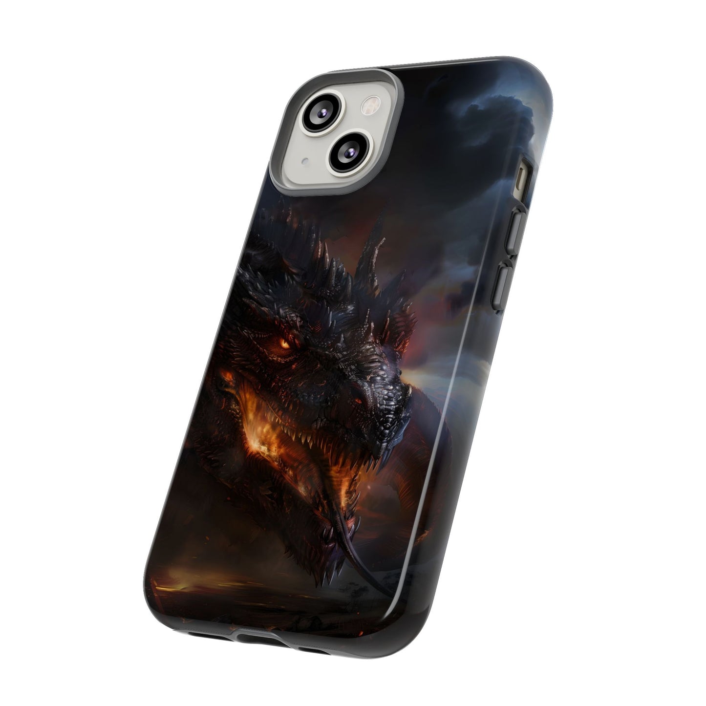 Fiery Dragon Phone Case - Epic Fantasy Art for iPhone, Samsung Galaxy, and Google Pixel Devices