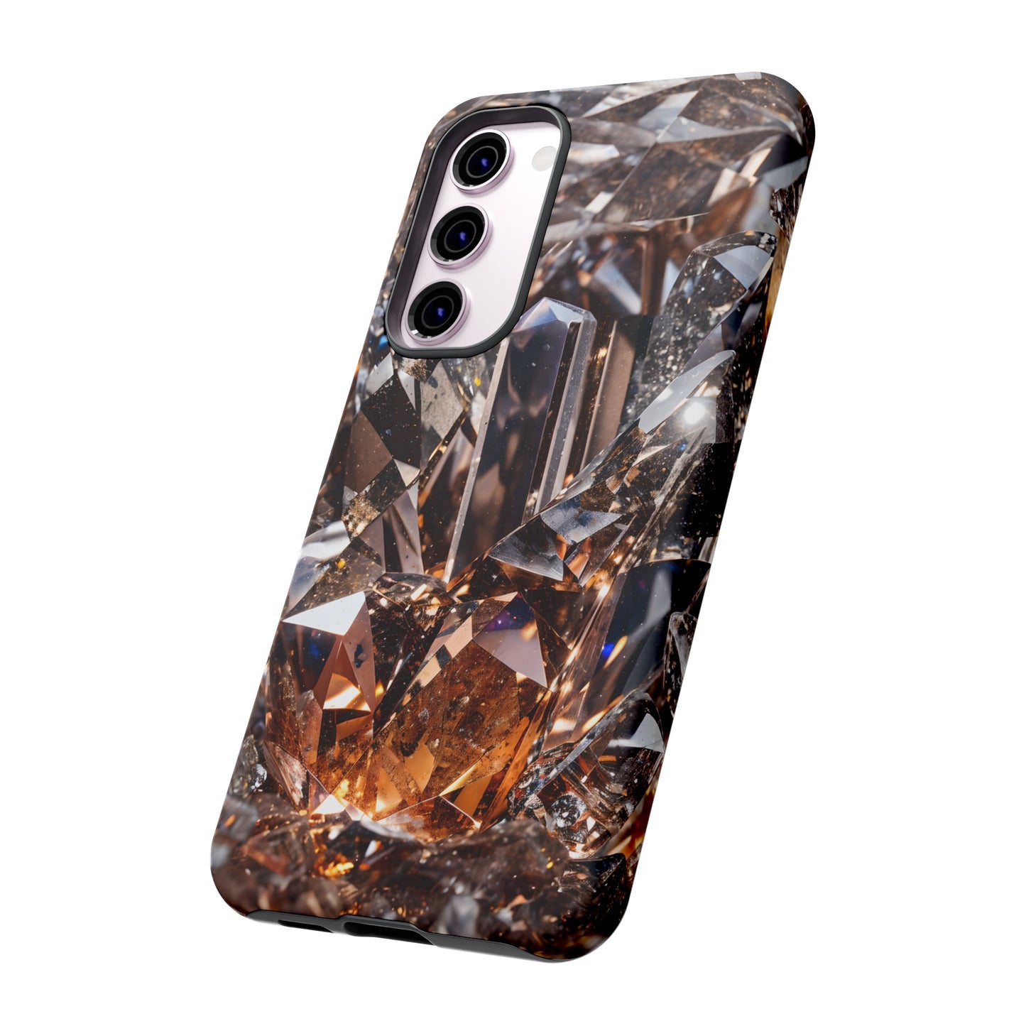 Crystalline Phone Case – Healing Crystal Quartz Design for iPhone, Samsung Galaxy, and Google Pixel Devices