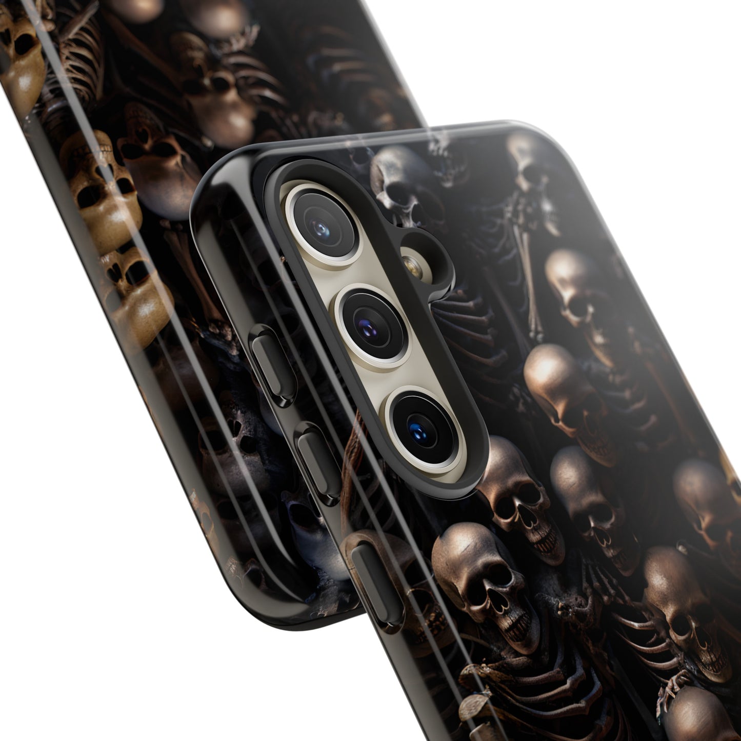 Skeletal Grave Phone Case – Halloween Horror Skeleton Design for iPhone, Samsung Galaxy, and Google Pixel Devices