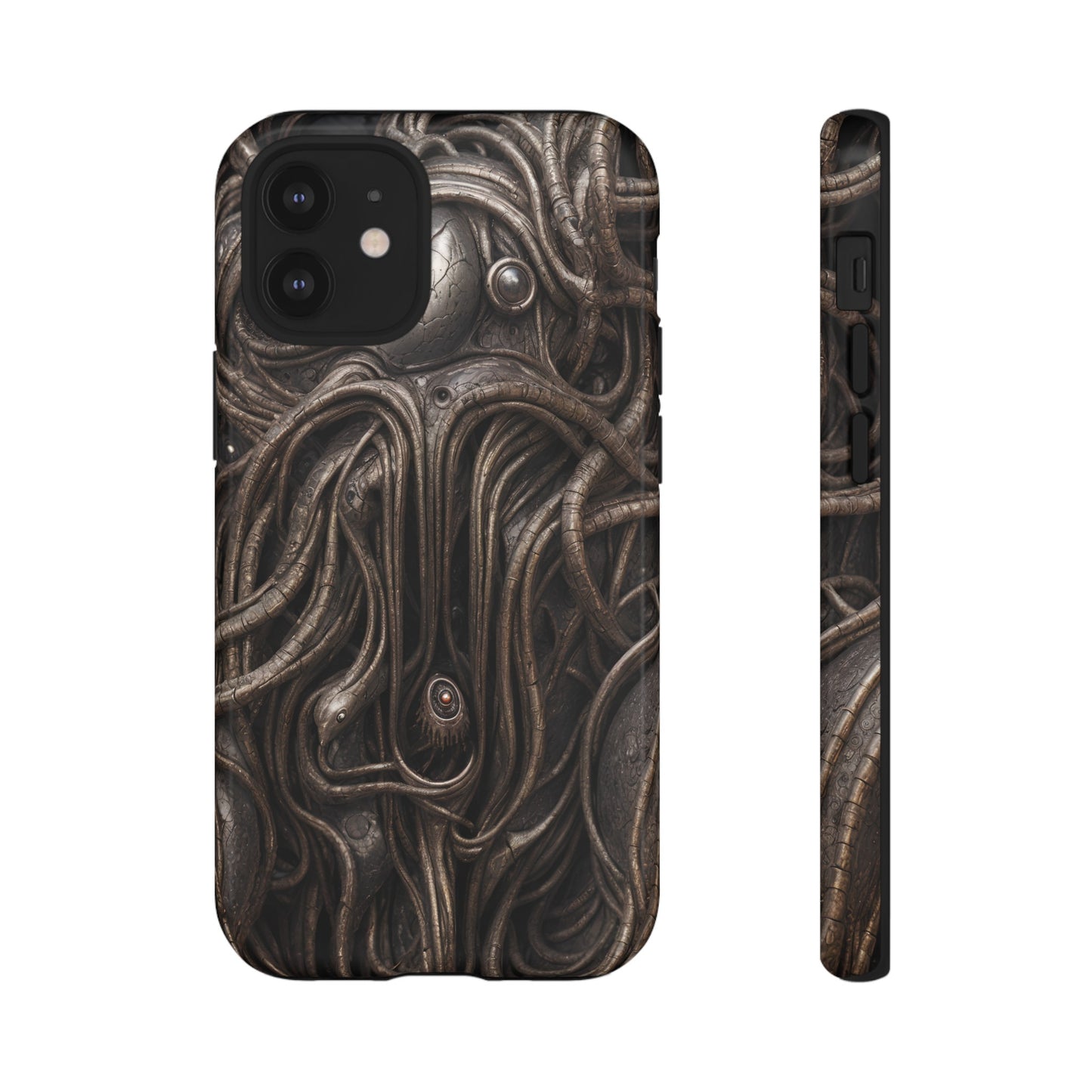 Biomechanical Horror 4 Phone Case – Futuristic Alien Design for iPhone, Samsung Galaxy, and Google Pixel Devices