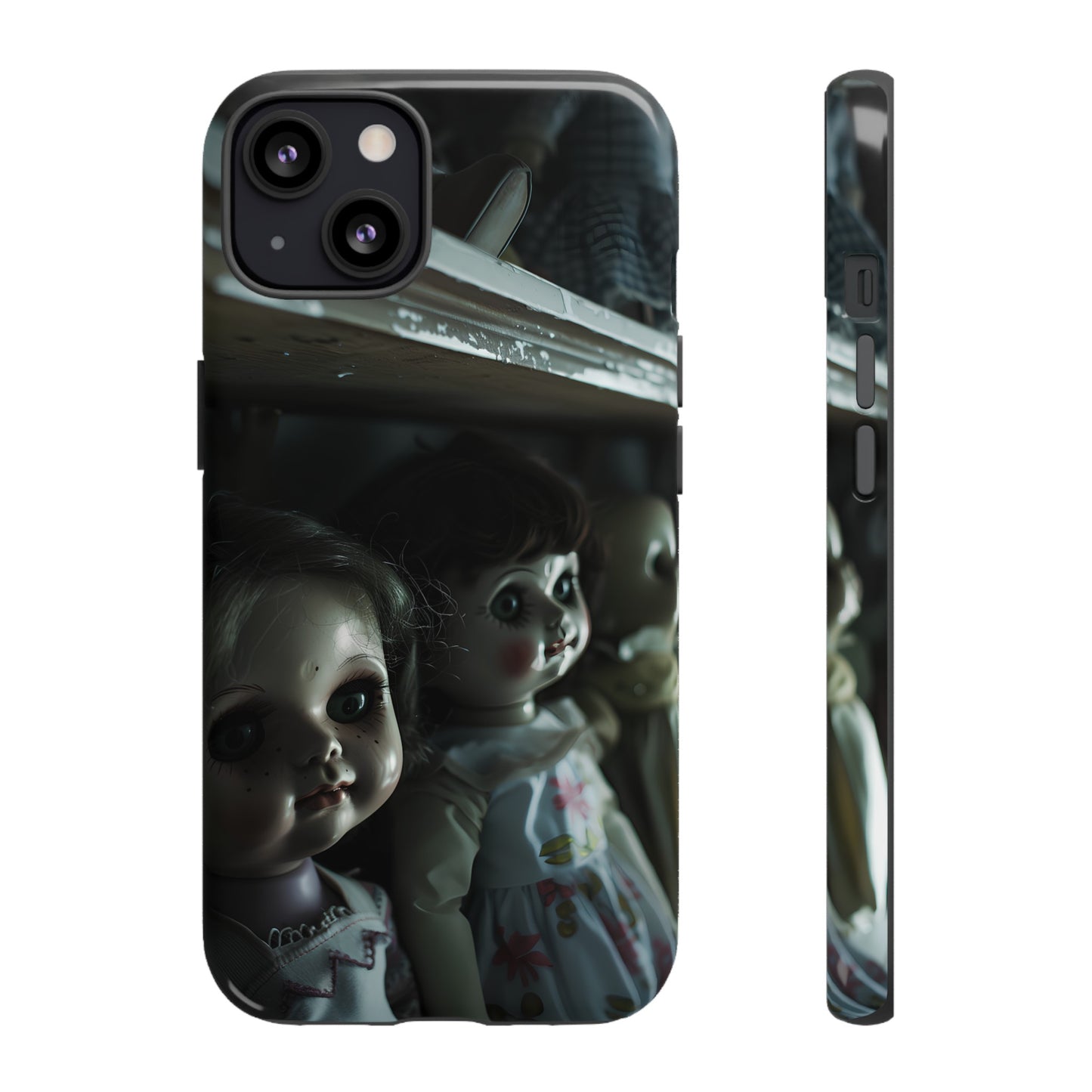 Creepy Dolls Phone Case – Eerie Vintage Doll Design for iPhone, Samsung Galaxy, and Google Pixel Devices