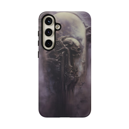 Dark Android Dream Phone Case – Futuristic Alien Horror Design for iPhone, Samsung Galaxy, and Google Pixel Devices