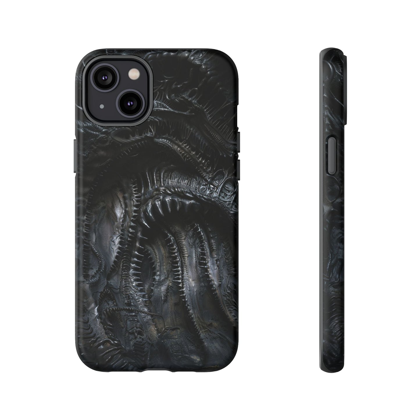 Surreal Biomechanical Phone Case - Gothic Sci-Fi Art for iPhone, Samsung Galaxy, and Google Pixel Devices