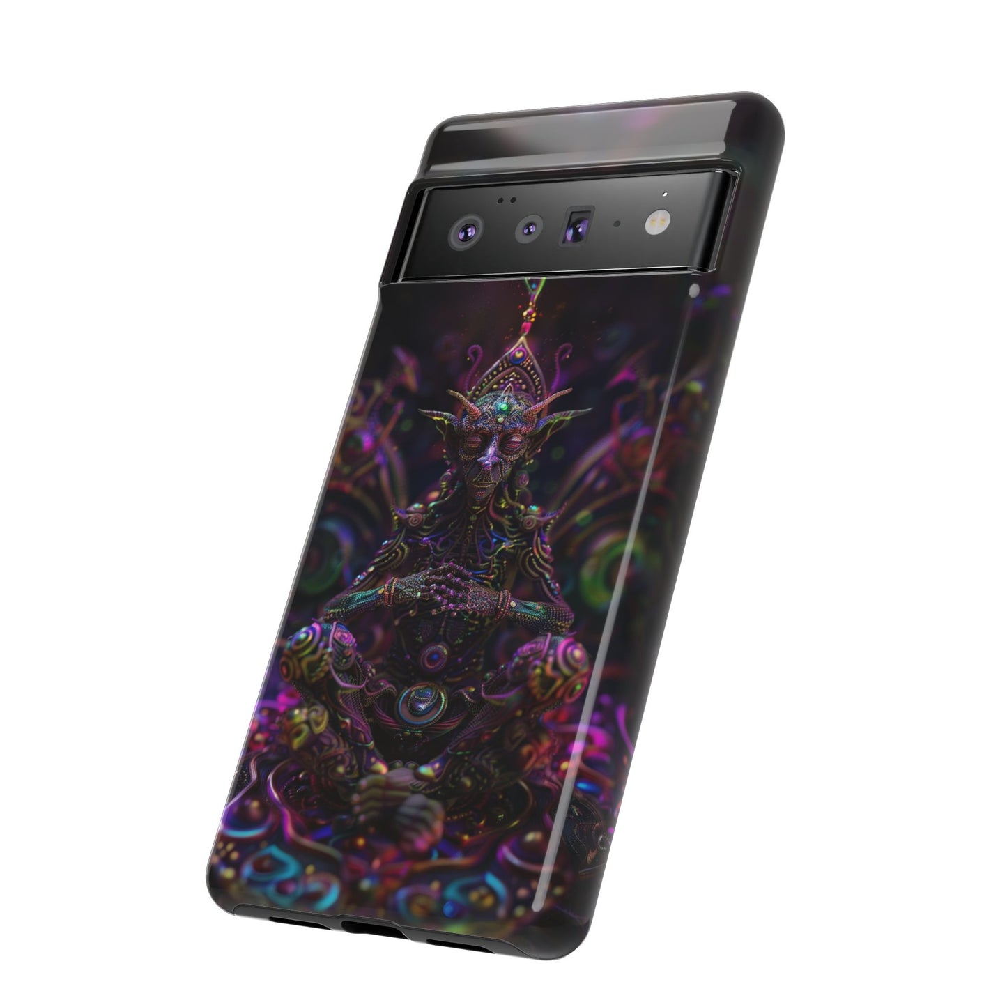 Mystical Machine Elf Phone Case - Psychedelic Vibes for iPhone, Samsung, Google Pixel