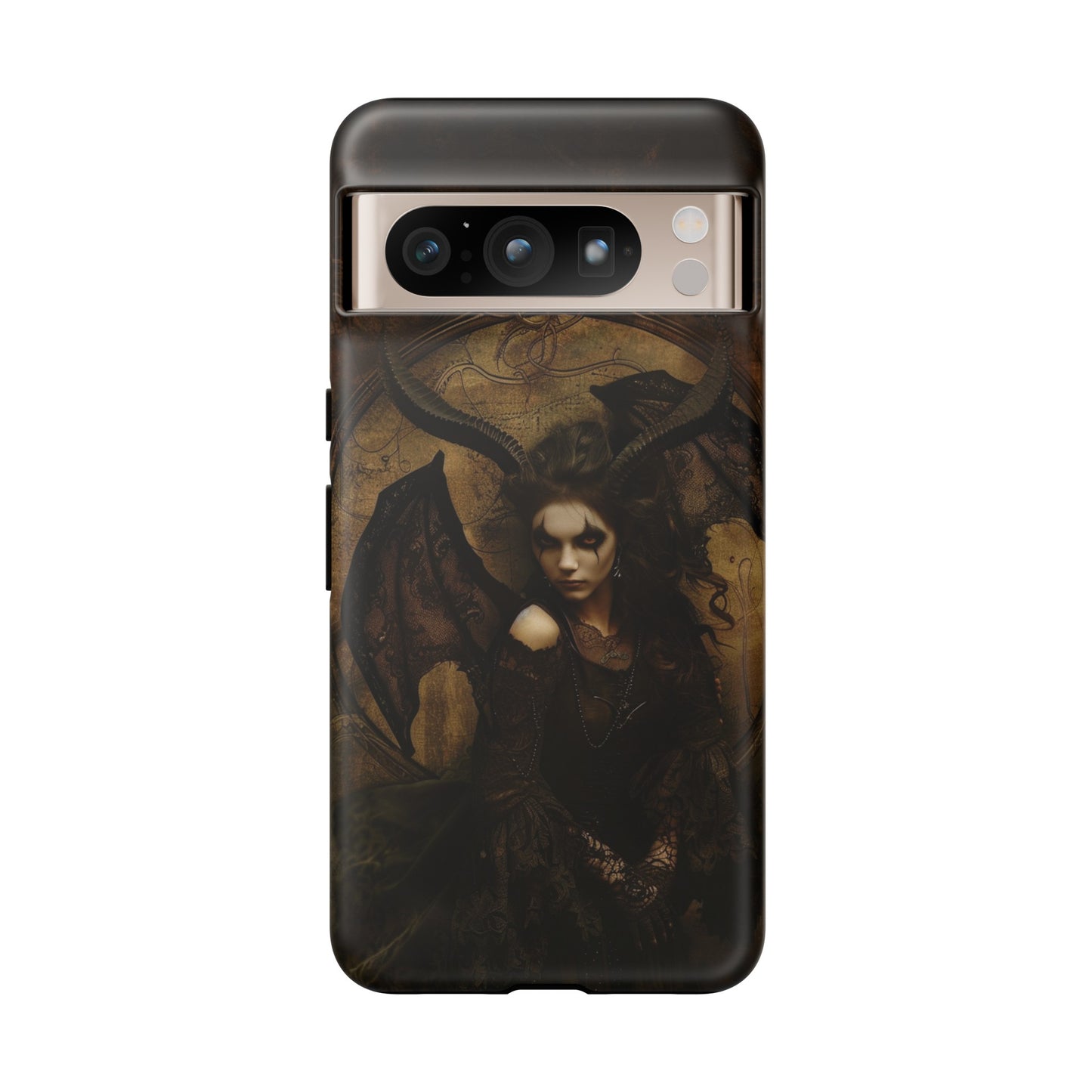 Demon Lilith Gothic Phone Case for iPhone, Samsung Galaxy, Google Pixel - Dark Fantasy Art