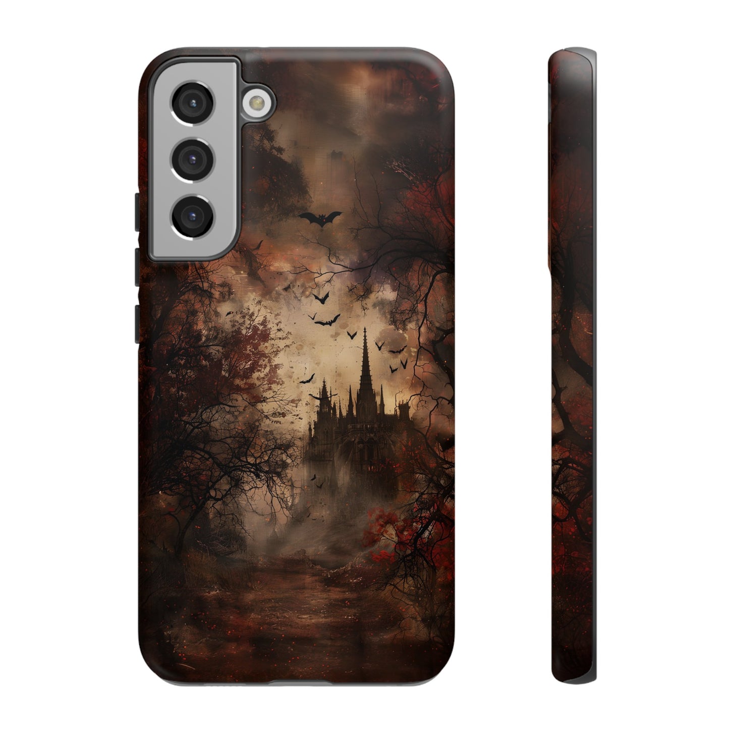 Gothic Castle Phone Case - Spooky Halloween Design for iPhone, Samsung Galaxy, Google Pixel Devices