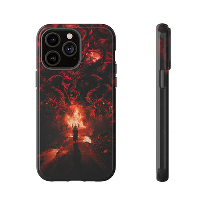 The Road to Hell Phone Case – Gothic Demon and Devil Design for iPhone, Samsung Galaxy, and Google Pixel Devices