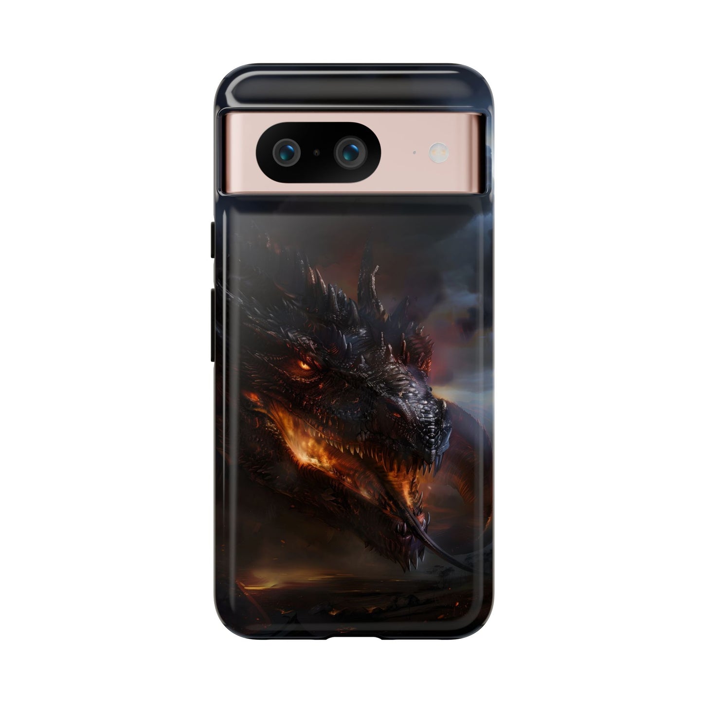 Fiery Dragon Phone Case - Epic Fantasy Art for iPhone, Samsung Galaxy, and Google Pixel Devices