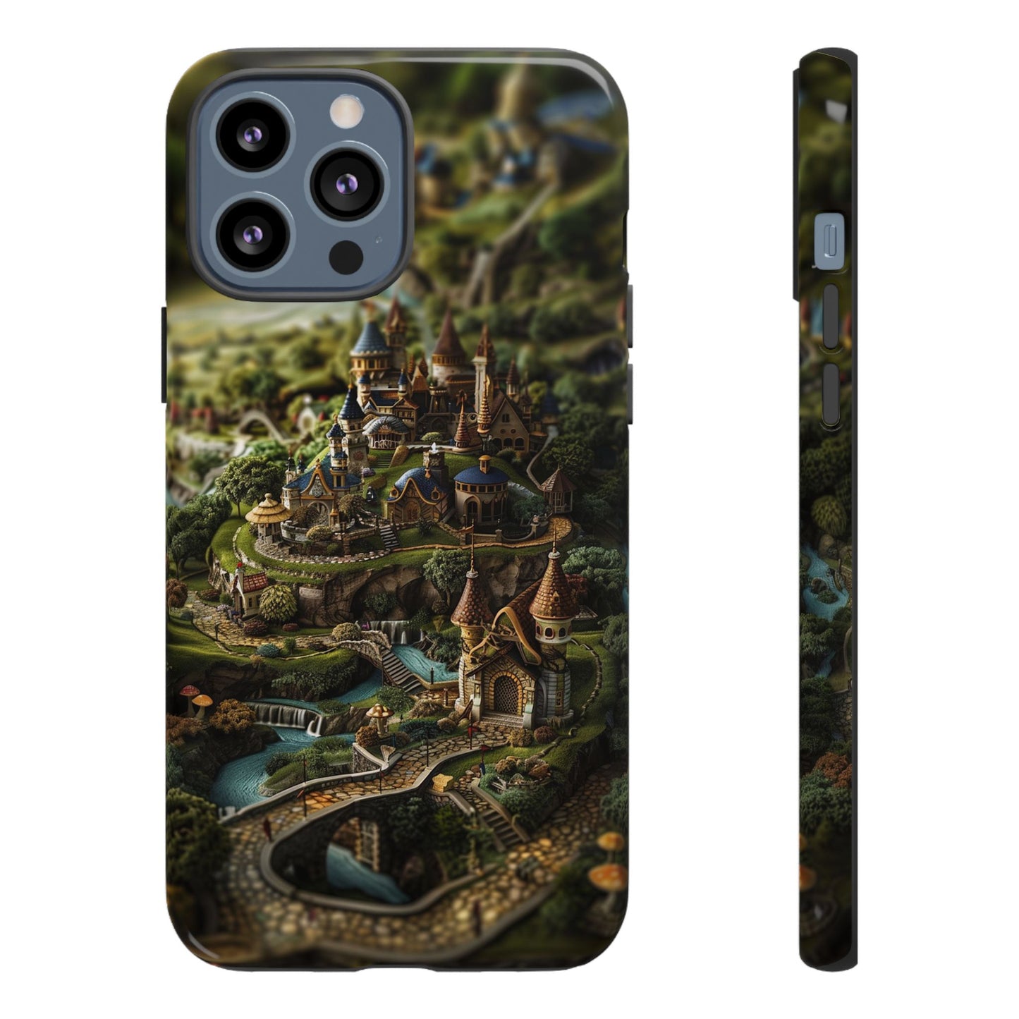 Fairy Kingdom Phone Case - Enchanted Castle Artwork for iPhone, Samsung Galaxy, and Google Pixel Devices